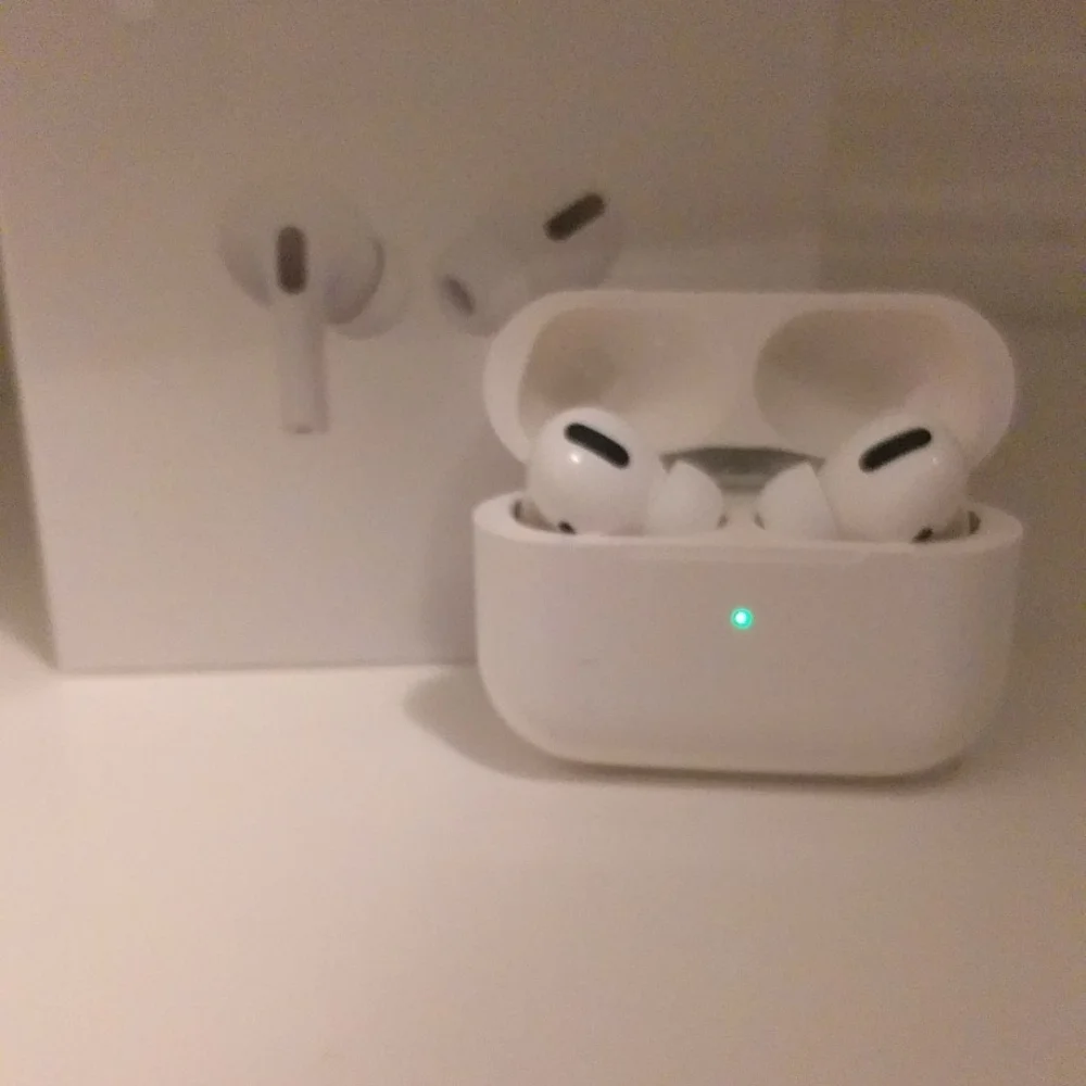 Wireless White Earbuds with Charging Case